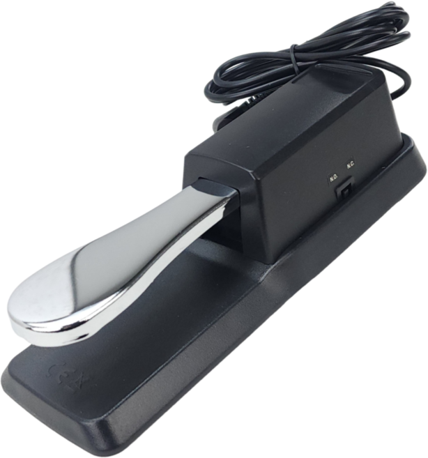 서스테인 신디사이저 전자피아노 키보드 페달 SSP100, 1개, 블랙