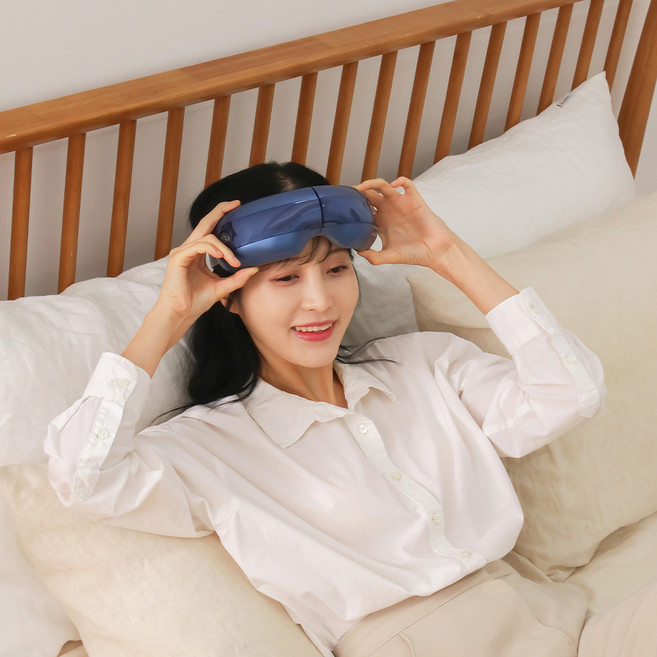 SKG 온열 관자 무선 눈마사지기 E3 PRO 찜질 블루투스 안마기 눈케어