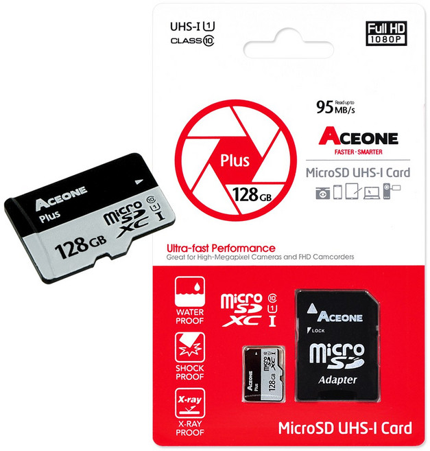 에이스원 플러스 MicroSD 128GB, 1개