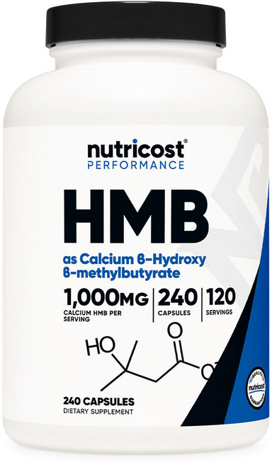 뉴트리코스트 HMB 1000mg 240캡슐, 240정, 1개