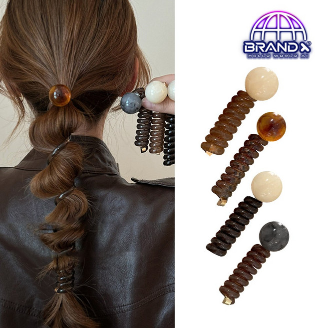 [BrandxAI] 2-4p 포니테일 신박템 스프링 포니테일