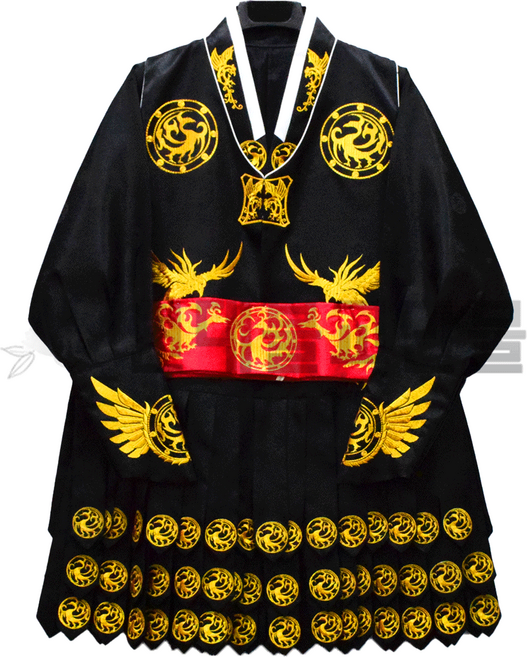 화조단 삼족오 작두복(군웅), 1개