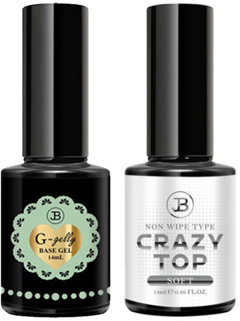 그라시아 지젤리베이스_14ml + 소프트탑젤_14ml _1세트, 지젤리베이스 14ml+소프트 탑젤 14ml, 1세트
