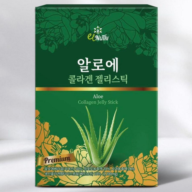 알로에 콜라겐 젤리스틱 Aloe Collagen Jelly Stick, 1개, 30포