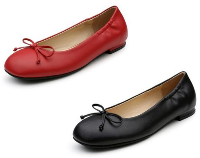 금강제화 FAIR LADY 여성 밴딩 리본 플랫슈즈 RICPUC5766WFAIK 2종 택1