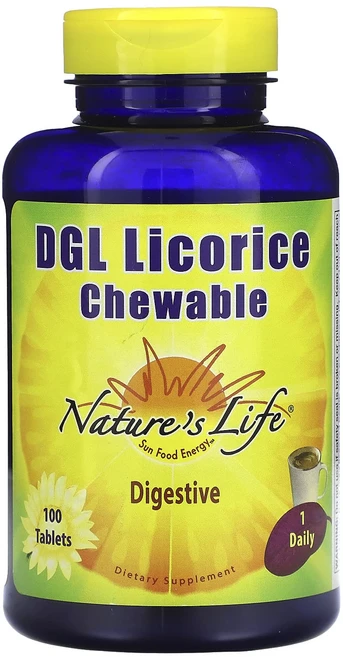 Nature's Life DGL 감초 츄어블 100정, Natures Life DGL 감초 츄어블 100정, 1개 - 쿠팡