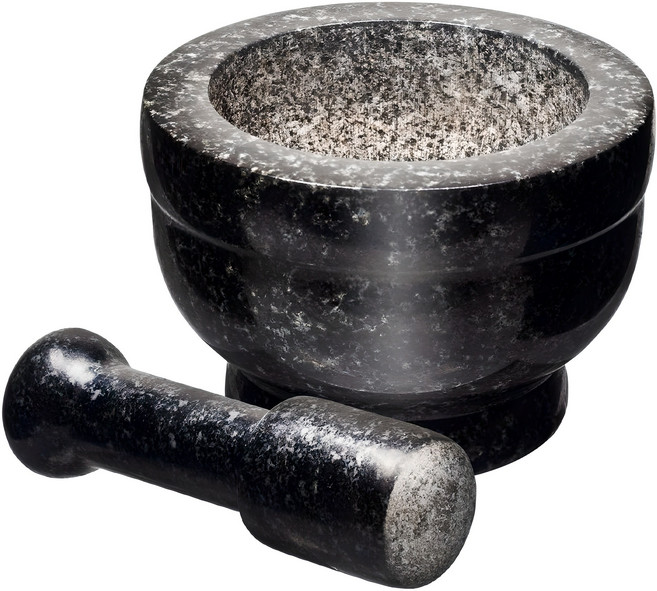 벨라쿠진 화강암 양면 절구 + 방망이, 1세트