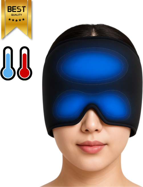 라운드픽 머리냉찜질팩 냉찜질팩 냉온찜질팩 냉온겸용, 1개