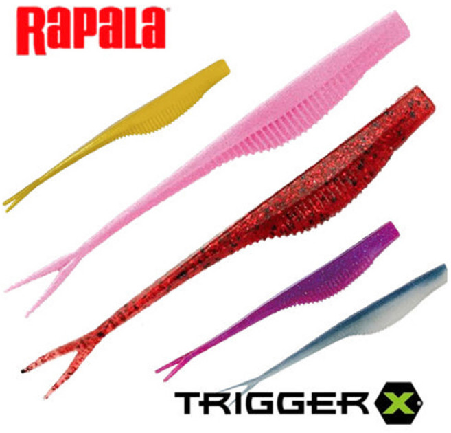 라팔라 트리거 엑스 5인치 광어웜 광어다운샷 배스 웜12.7cm PTXMN5, CHWM-차트 워터멜론, 1개