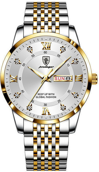 Cogot 남성 시계 브랜드 시계 방수 야광 쿼츠 패션 시계