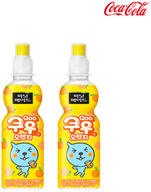 미닛메이드 쿠우 오렌지, 300ml, 24개
