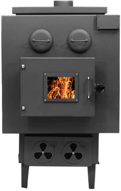 신일금속 40평형 화목난로 공장 창고용 SL-130C 두꺼운 철판 주물 로스톨 장작난로