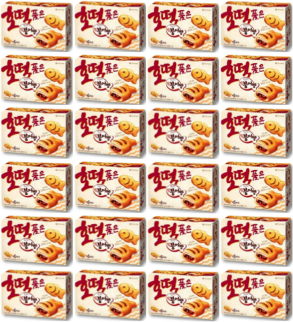 오리온 호떡품은 참붕어빵, 186g, 24개