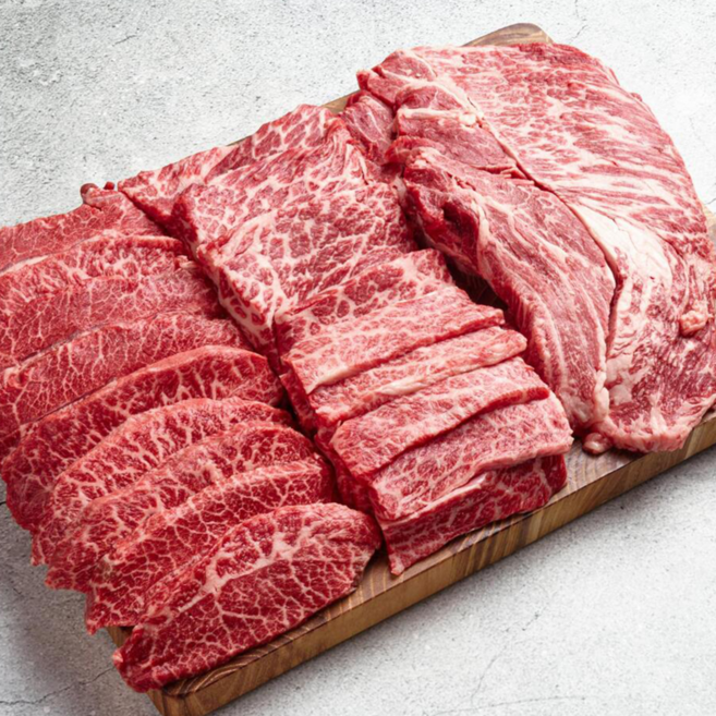 파파네정육점 프리미엄 소고기 와규 한상 모듬, 1개, 500g