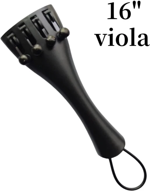 쿠쿠스토어 새로운 탄소 섬유 바이올린/비올라 테일피스 로프 포함 4/4 1/2 크기 액세서리, 06 1-viola