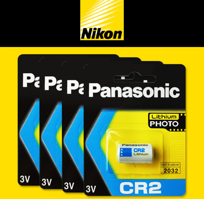 니콘 거리측정기 건전지 쿨샷 프로 forestry 골프 베터리 신선한 밧데리 배터리 CR2, 1개입, 4개