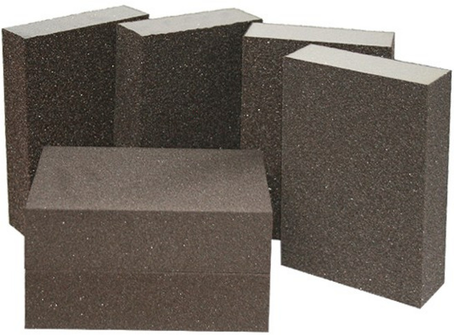 사각블럭 스폰지 사포 매직블럭 페파 샌딩 마무리 빼빠, 100방, 1개