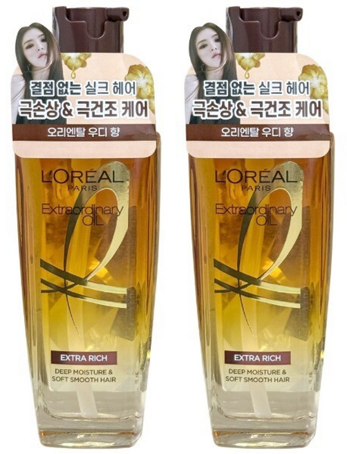 로레알 엑스트라 오디네리 오일 리치 극손상 헤어에센스 트리트먼트, 2개, 100ml