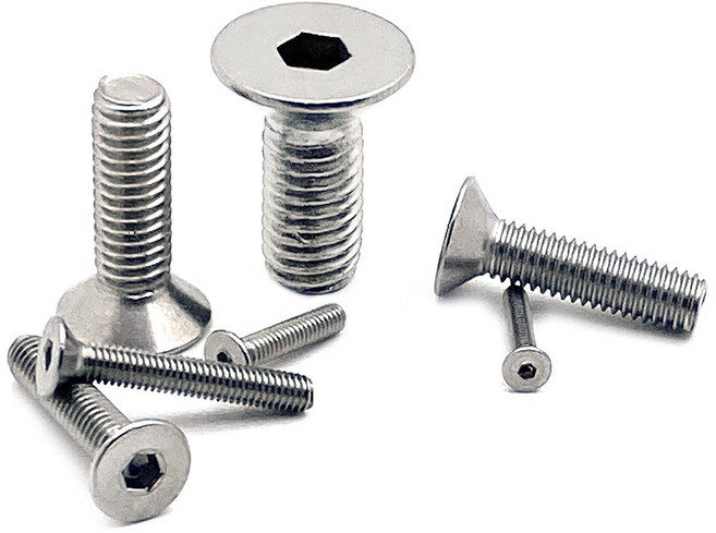 리우툴 스텐 접시머리 렌치볼트 M2 M2.5 M3 M4 M5 M6 M8 M10국산 육각 렌지 낱개판매, 접시머리 렌치볼트(304스텐), M3(3mm), 8mm, 1개