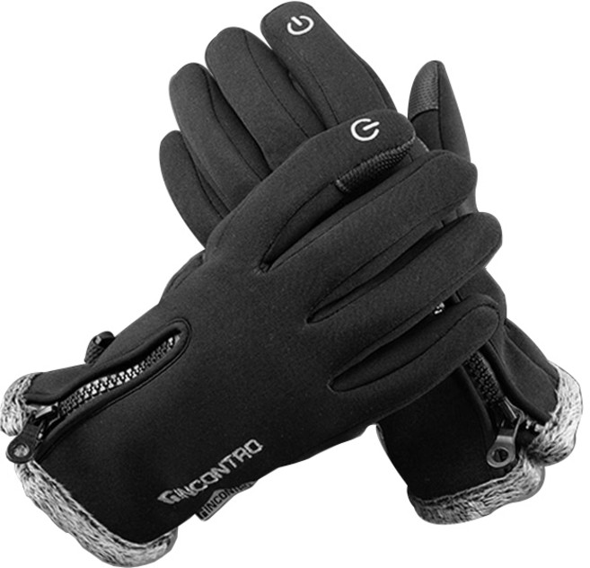 인콘트로 네오플랜 스마트 극세사 장갑, 블랙, 1개