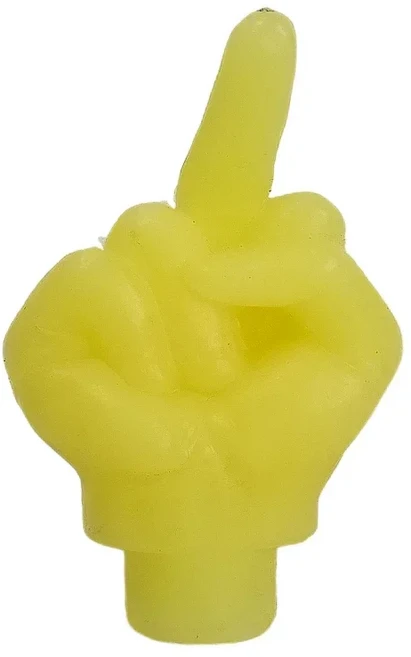 자동차 중간 손가락 스타일링 타이어 밸브 캡 성격 장식 휠 노즐 방진 방수 스템 액세서리, 02 1 yellow