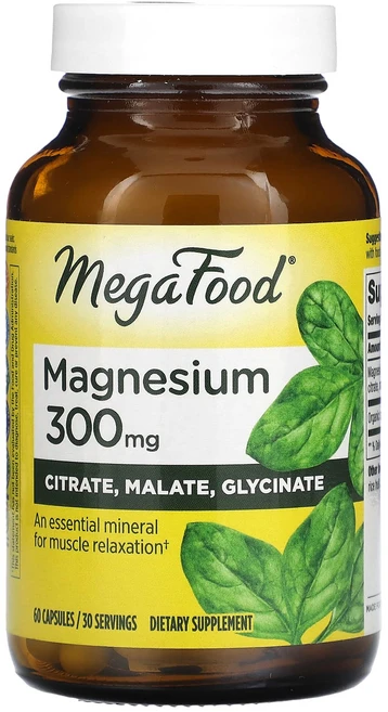 MegaFood 마그네슘 300mg 캡슐 60정, 1개 - 쿠팡