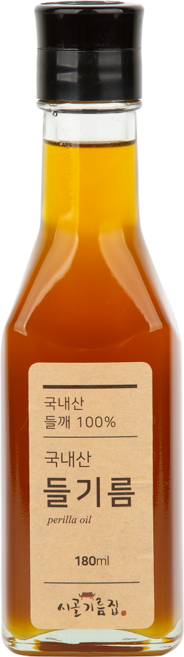 시골기름집 국내산 들기름, 180ml, 1개