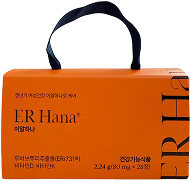 갱년기엔 이알하나(ERr731) 1박스, 1개, 28정