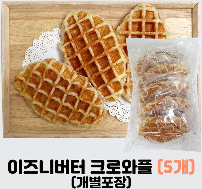 이즈니버터 크로와플(완제품) 5개입, 300g, 1개