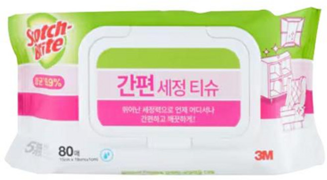 투클 3M 항균티슈 살균티슈, 1개