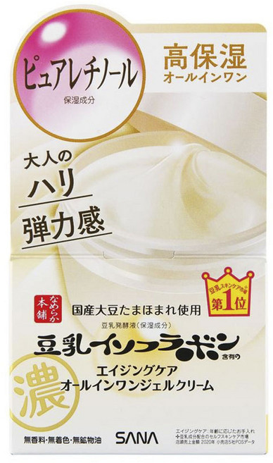 나메라카혼포 두유이소플라본 에이징케어 올인원 젤크림, 1개