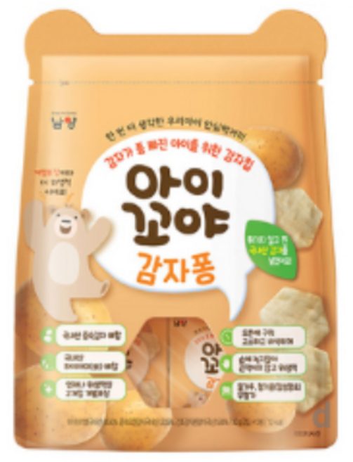 남양 아이꼬야 퐁 과자, 30g, 20개, 감자