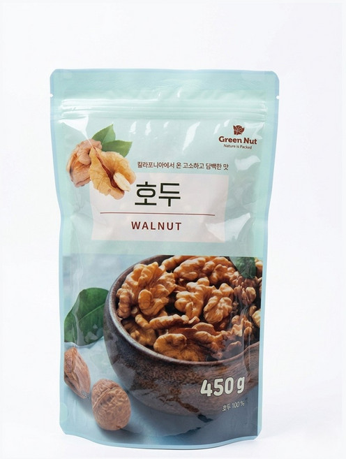 그린너트 노브랜드 이마트 기획 호두/견과 고소하고 담백한 팩, 1개, 450g
