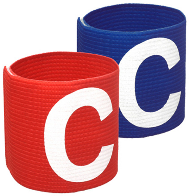 스포츠트라이브 주장 완장 (블루/레드) 색상, 블루, 1개