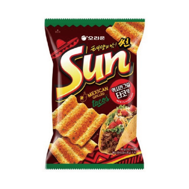 태양의 맛 썬 타코, 10개, 80g