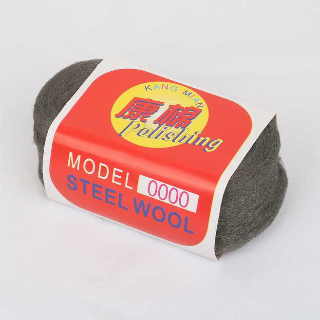 정품 철솜 0000 K 2개 세트 고급형 스틸울 철수세미 유막제거 녹제거 기름때 광택