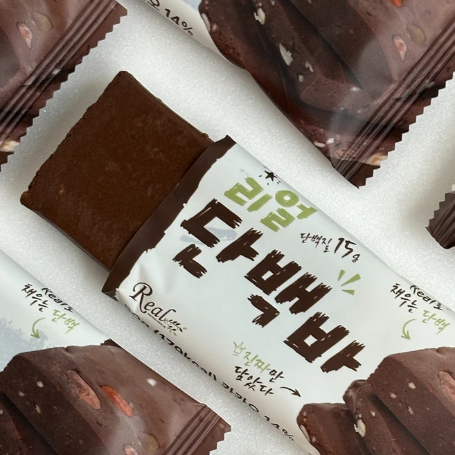 리얼로푸드앤바디랩 리얼 단백바 다이어트바 건강간식 경남 곶감 저당단백질바 천연 프로틴바, 10개, 50g - 쿠팡