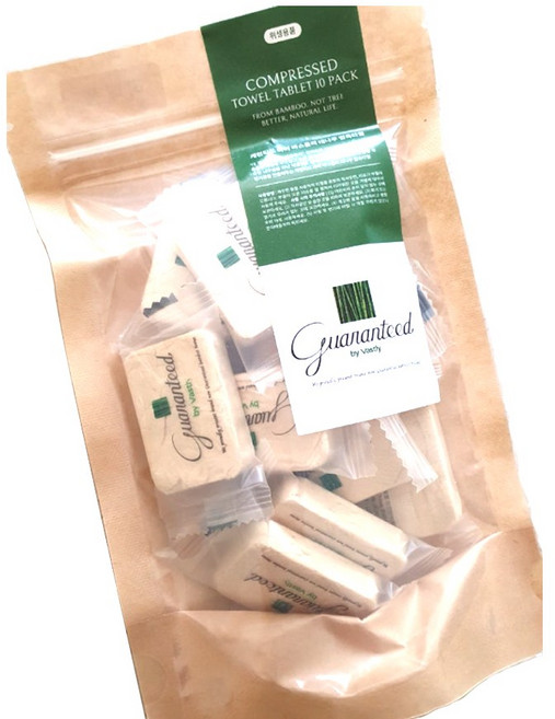 바스틀리 게런티드 바이 바스틀리 압축 일회용 타월 코인티슈 베이지, 60개입, 1개