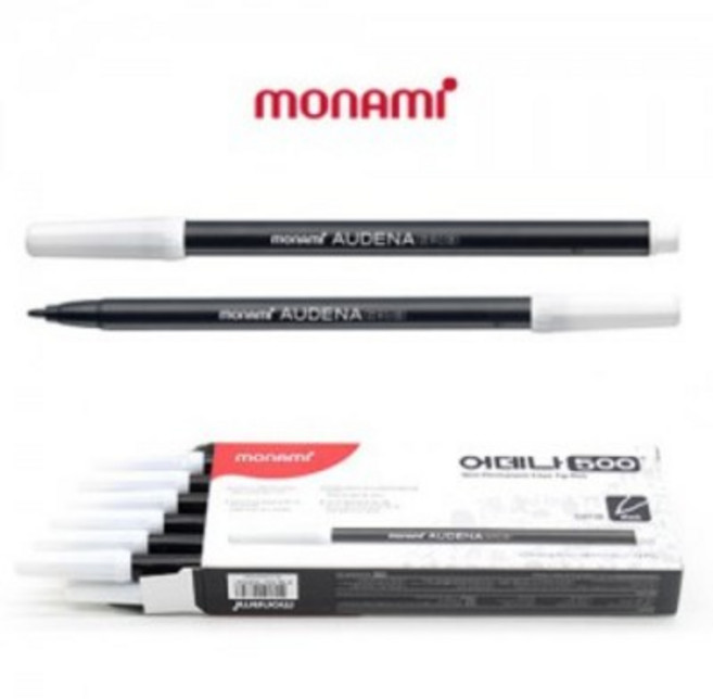 모나미 어데나 500 컴퓨터용 싸인펜 12자루 1타스 어데나 사인펜