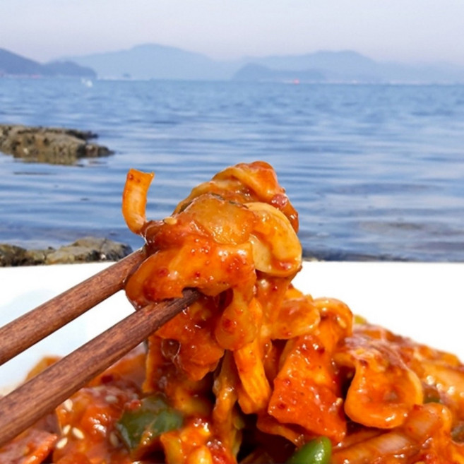 입맛돋우는 통영 멍게 무침 330g 비빔밥용 멍게 요리