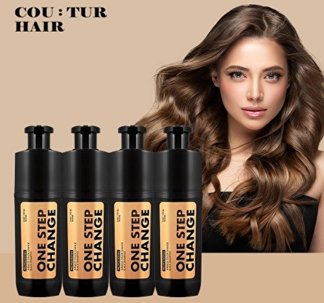 꾸띄르 헤어 염색샴푸 4개 시즌 3, 180ml