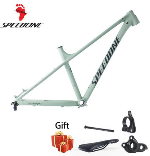 SPEEDONE Mtb 29 알루미늄 합금 프레임 숨겨진 내부 와이어링 내구성 향상 레이스 자전거 27.5/29er 부품 1, 01 Green