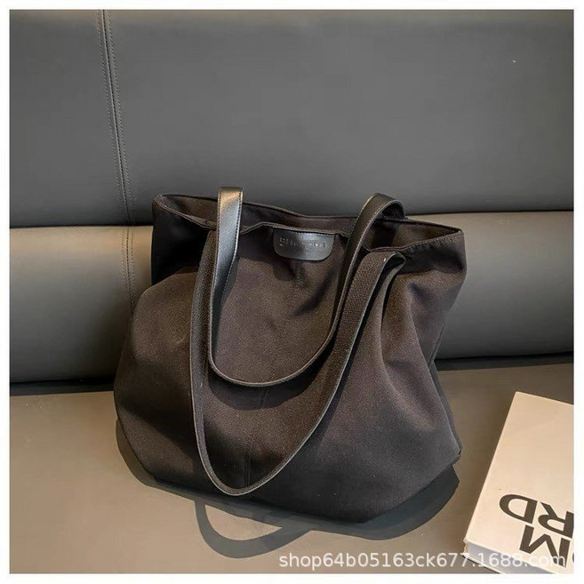 캐주얼 대용량 가방 여성 여름 패션 숄더백 심플하고 다용도 캔버스 토트백