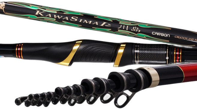 아만다 카와시마이 낚시대/카와시마이 찌낚싯대500/가마가츠 낚싯대/갯바위낚시대/아만다 카와시마이 0.8호대 1.0호대 1.25호대 포함 발송 여분 초릿대, 0.0호-5m * 0.0호-500