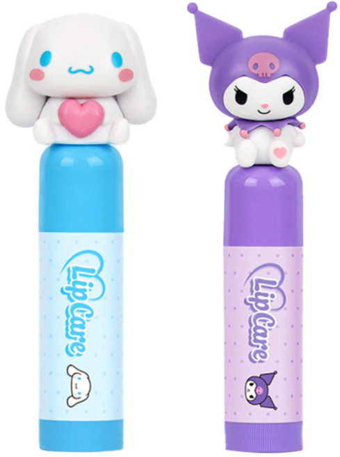 아텍스 산리오캐릭터즈 립케어 2종 쿠로미+시나모롤 립케어, 9g, 1세트