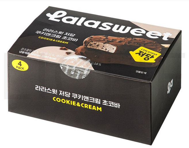 라라스윗 저당 쿠앤크초코바, 30개, 90ml