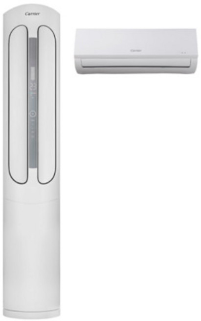 캐리어 스탠드 가정용 인버터 2IN1 에어로18단 23평+6평 에어컨 DASB-0234XAWMDGH 기본설치비별도, 일반배관형