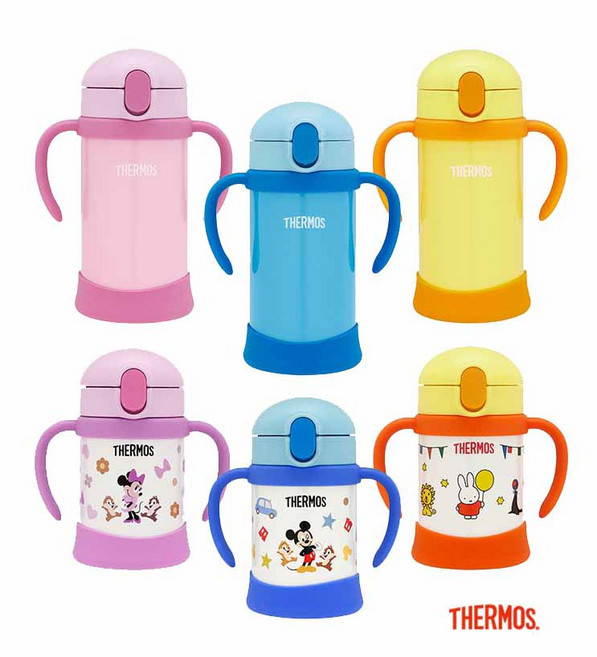 THERMOS 膳魔師學習杯 保溫瓶 兒童水壺 吸管水壺350ML (贈吸管刷), 1個, FHV-350吸管組(衛生用品恕不退貨)