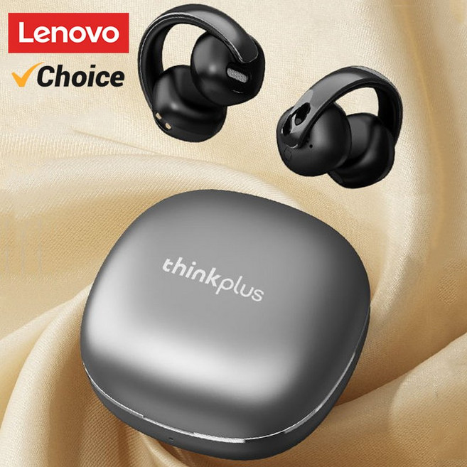 소리증폭기 음성 증폭기 난청보청기 Lenovo Bluetooth 이어폰 클립 모션 스테레오 골전도 Gd28 비즈니스 이어 무선 헤드셋 스포츠 버드 XT83II, [02] LP38 Grey, 1개