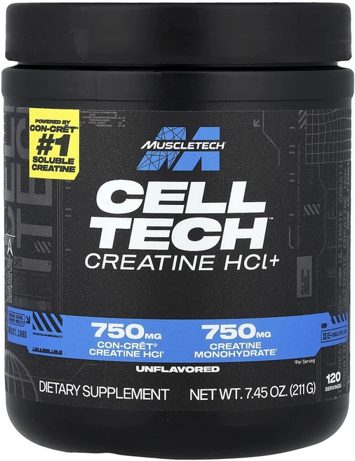 MuscleTech 퍼포먼스 시리즈 CREACTOR 크레아틴 HCI 무맛 235g(8.30oz), 2개 - 쿠팡